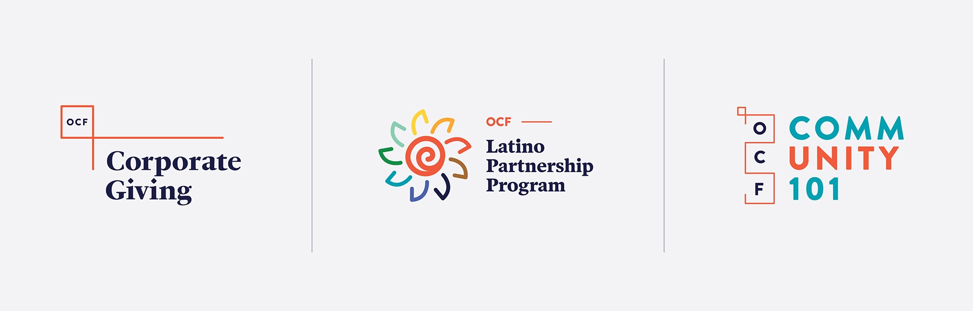 Oregon Community Foundation partnership program logos