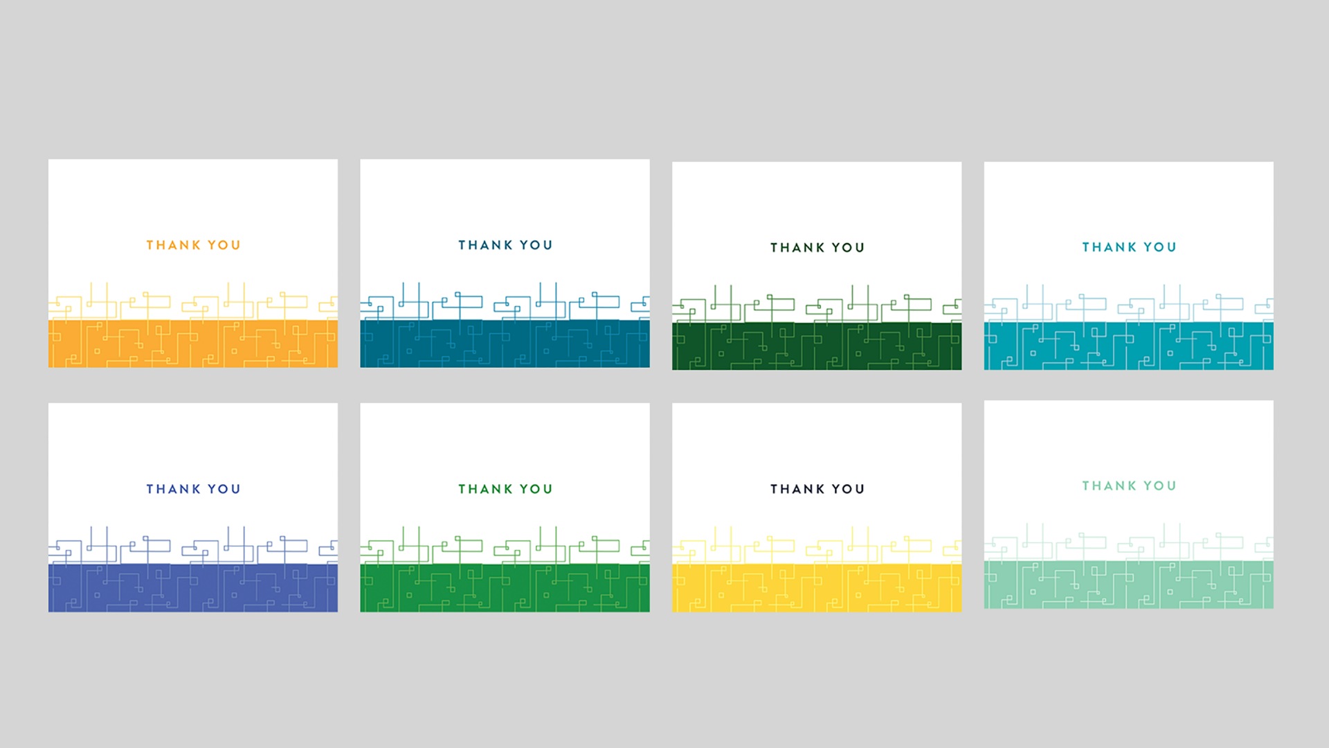 Oregon Community Foundation branded thank you cards