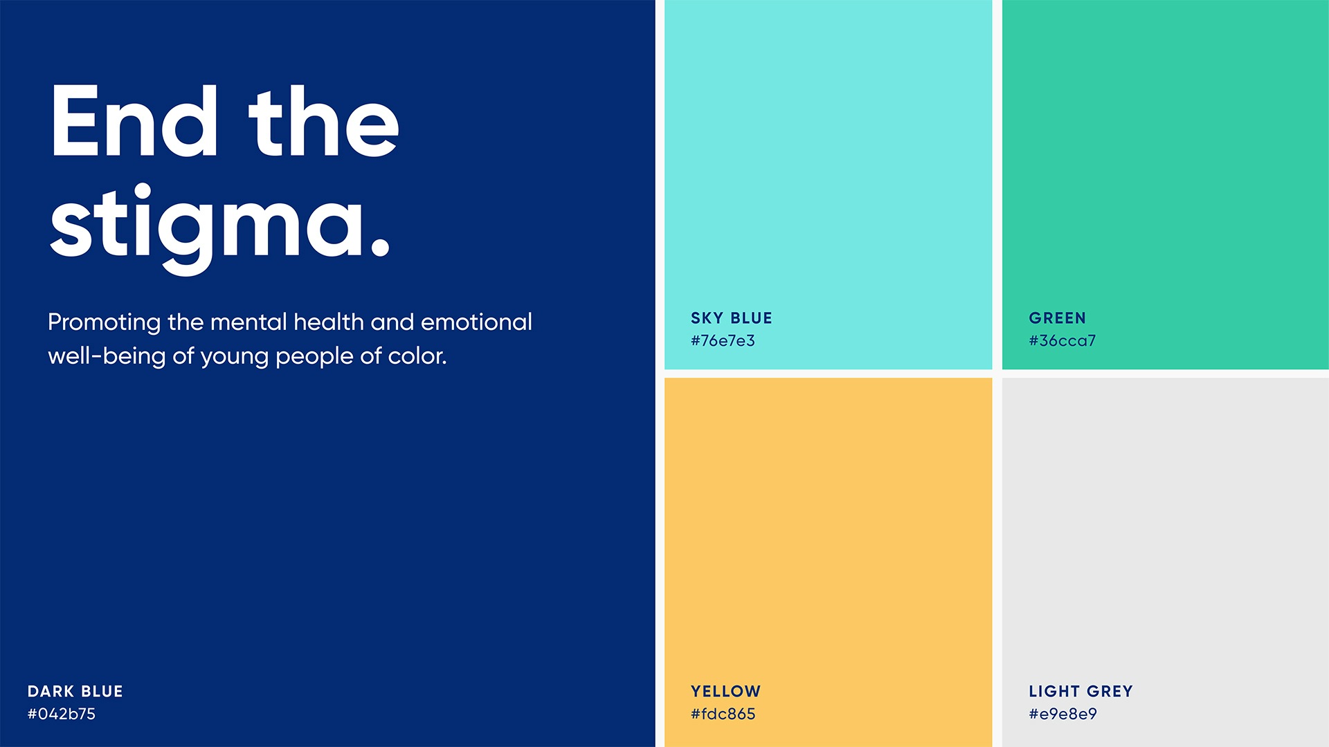 The Steve Fund brand color palette