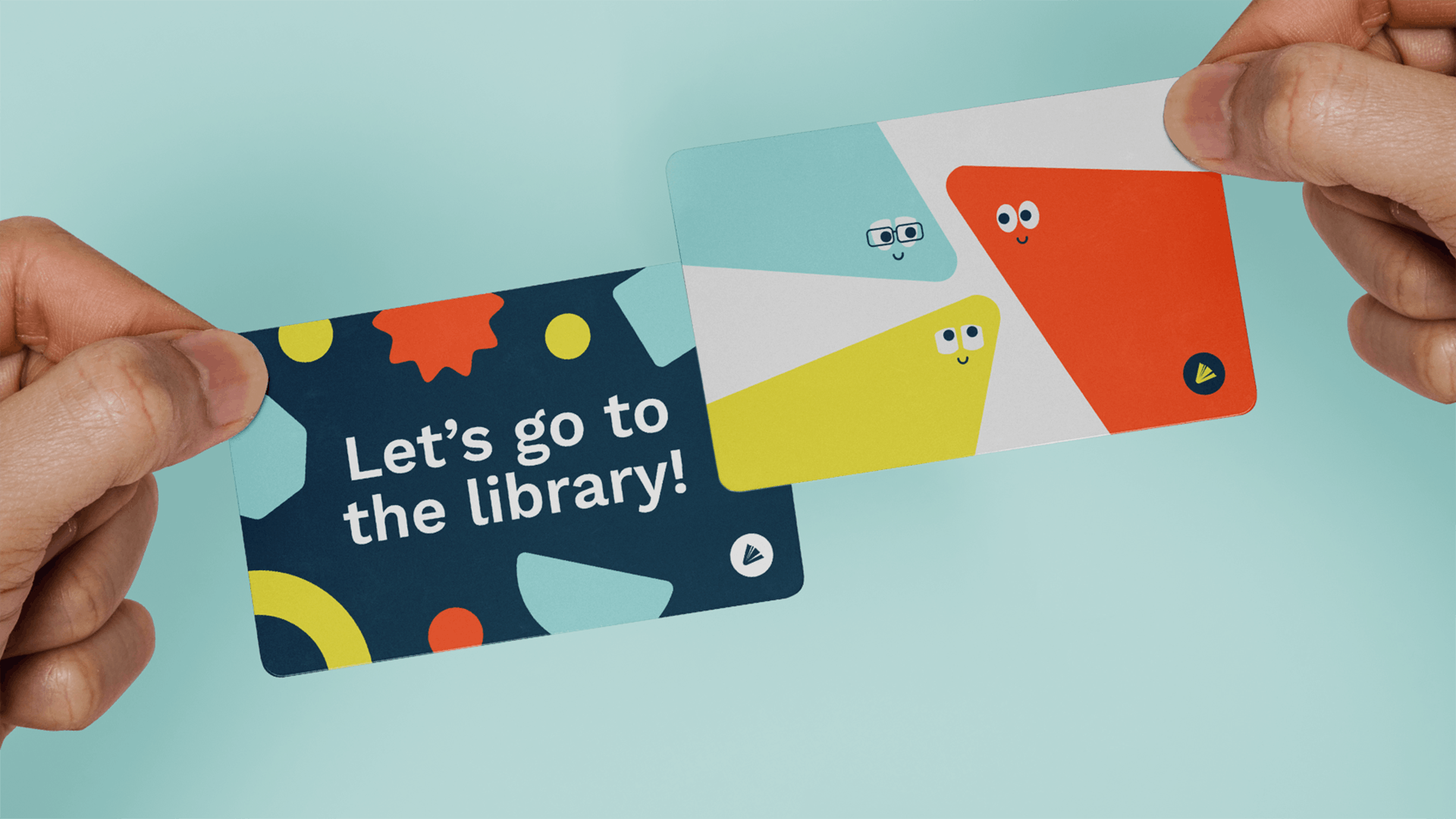 Washington County Cooperative Library library card designs. 