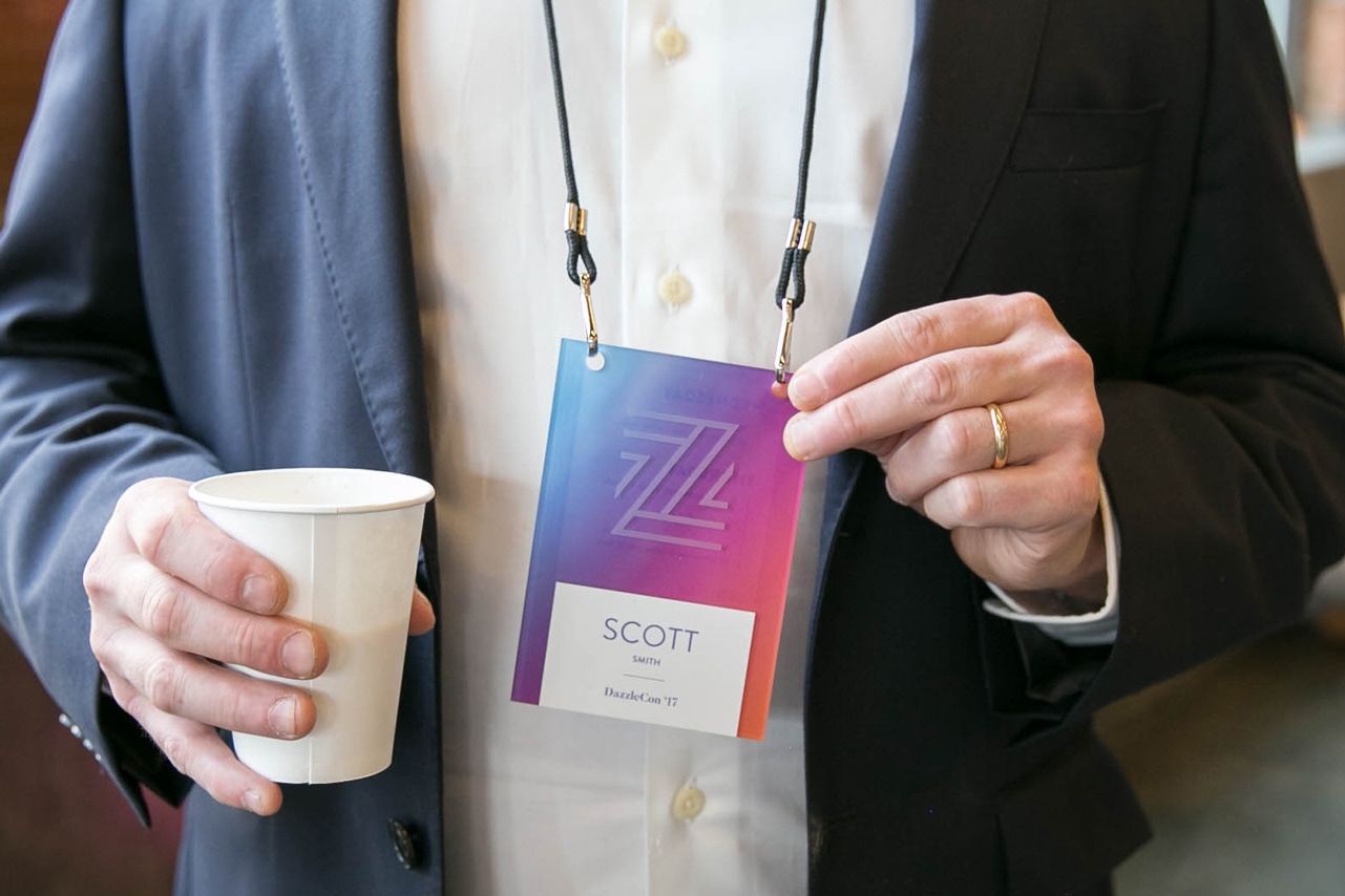 Branded name tags for conferences and events