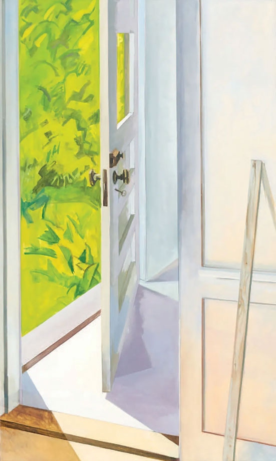 Lois Dodd, Front Door Cushing, 1982